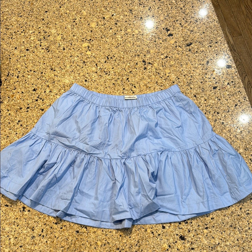 Abercrombie & Fitch Light Blue Mini Skirt